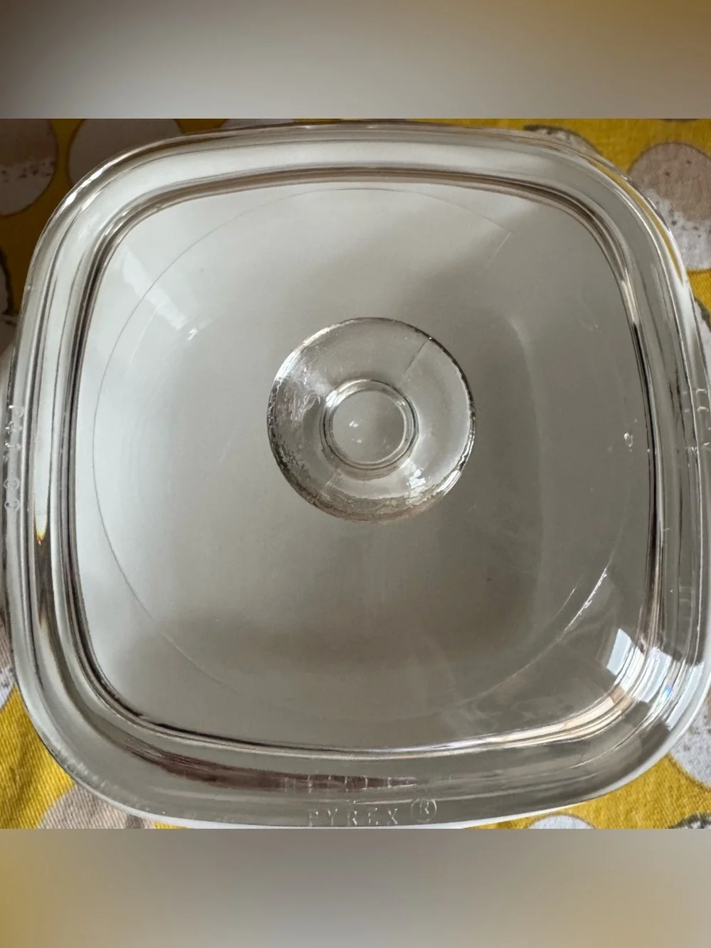 Vintage Corningware Spice of Life small square dish with lid (2 3/4 cups)